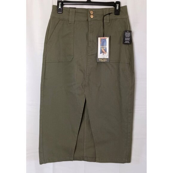 NWT Rachel Roy Intrigue mid rise front split skirt size 6/28 - Picture 1 of 6